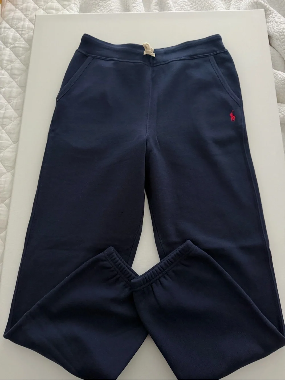 Boys polo Ralph Lauren Kids Navy Logo Sweatpants